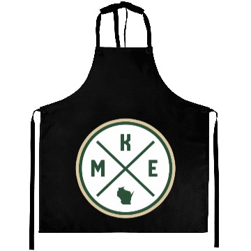 Discover Milwaukee Circle Patch Green Aprons