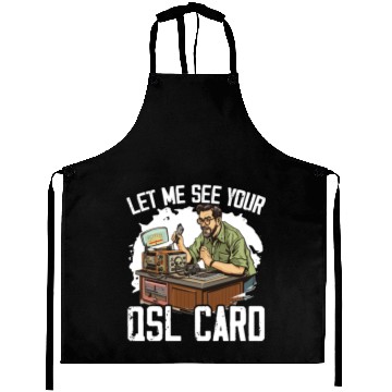 Discover Ham Radio Operator Morse Code Radioactivity Aprons