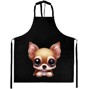 Discover Charming Chihuahua Portrait Aprons