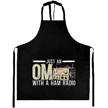 Discover Ham Radio Operator Morse Code Radioactivity Aprons