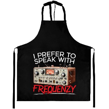 Discover Ham Radio Operator Morse Code Radioactivity Aprons