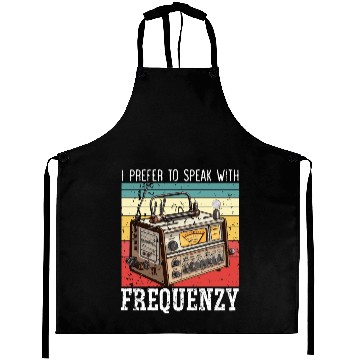 Discover Ham Radio Operator Morse Code Radioactivity Aprons