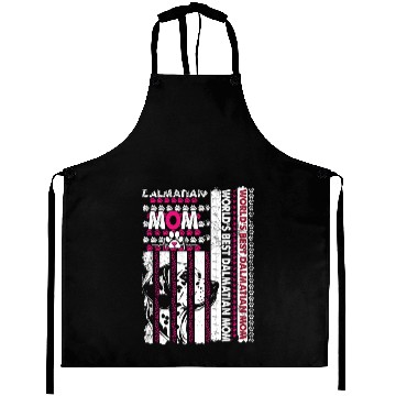 Discover World's Best Dalmatian Mom Dog Owner Aprons