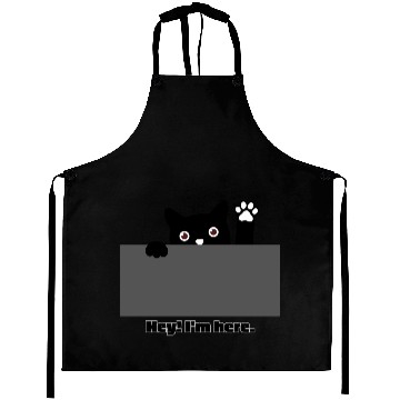 Discover Hey I m here cat Aprons