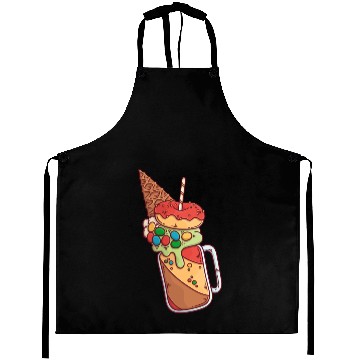 Discover Chocolate Candy Shake Aprons