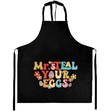 Discover Mr Steal Your Eggs Groovy Easter Day Easter Egg Aprons