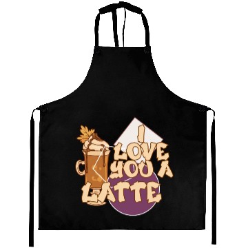 Discover I Love You A Latte Couples Romance Aprons