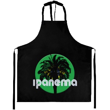 Discover Ipanema Brazil Flag Native Palm Tree Brazilian Aprons