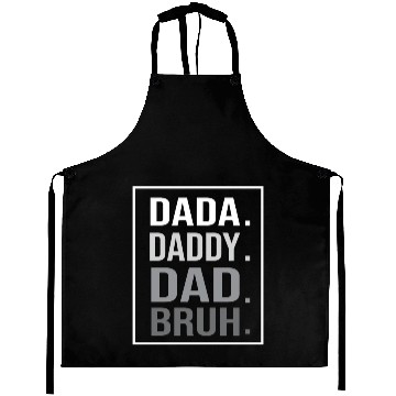 Discover Dada Daddy Dad Bruh Aprons, Cute Dad Aprons