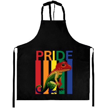 Discover Gay Pride Gecko Aprons
