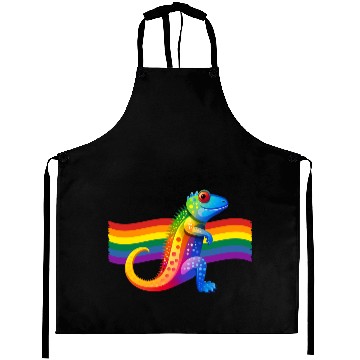 Discover Gay Pride Gecko Aprons