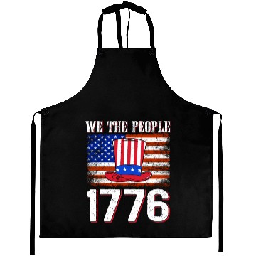 Discover We the People 1776 Independence Day US Patriot Aprons