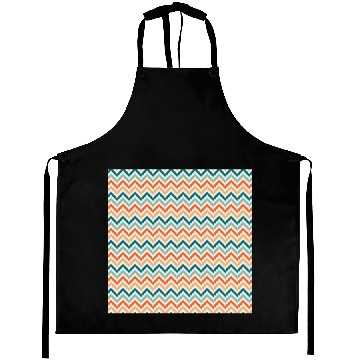 Discover Retro Chevron Pattern Aprons
