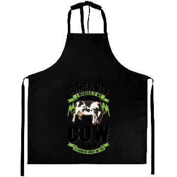 Discover Cow Cattle Breeder Farmer Cows Aprons