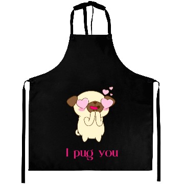 Discover Pug Life Pet Dog Lover Aprons