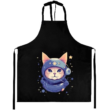 Discover cat in space Aprons