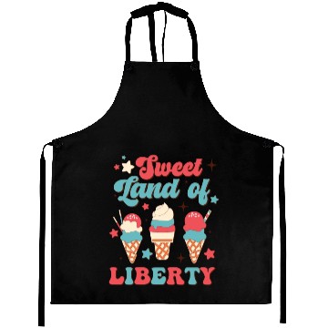 Discover Sweet Land Of Liberty, Independence Day Aprons