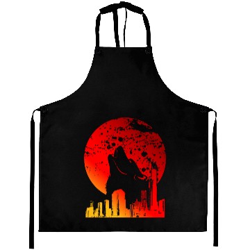 Discover Blood Moon | Red Moon | Twilight Lunar Eclipse Aprons