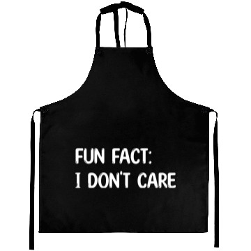 Discover Fun Fact I dont Care boy green Aprons