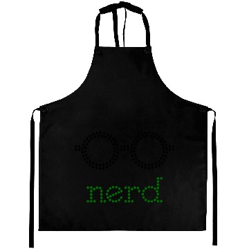 Discover Nerd Rhinestone Glasses Geeky Aprons