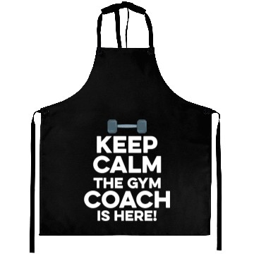 Discover Keep Calm the Gym Coach Bodybuilder Fitness Aprons