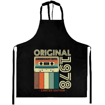 Discover Vintage 1978 Birthday Gift Aprons