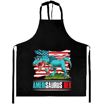 Discover Amerisaurus Rex Independence Day USA Party Aprons