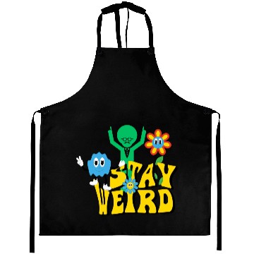 Discover Stay Weird Aprons