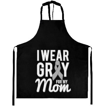 Discover I Wear Grey For My Mom boy Aprons