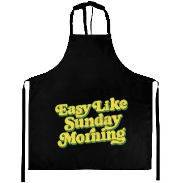Discover Easy Like Sunday Morning funny Aprons