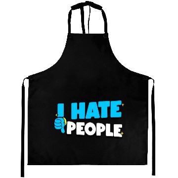 Discover I Hate People Retro cool Aprons