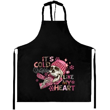 Discover Its Cold Outside Like My Heart Aprons