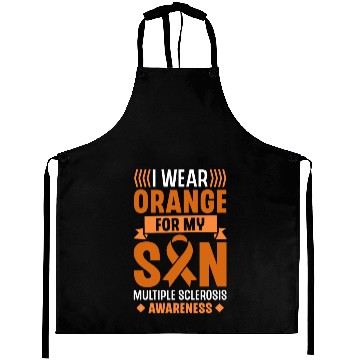 Discover I Wear Orange For My Son Multiples Sclerosis MS Aprons