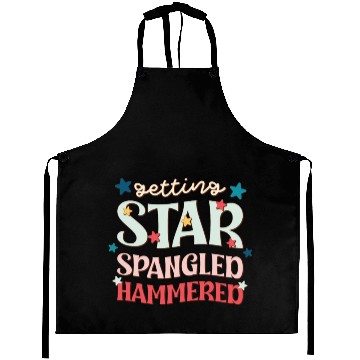Discover Getting Star Spangled Hammered, Independence Day Aprons