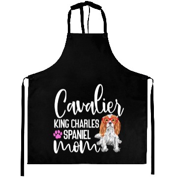 Discover Cavalier King Charles Spaniel Mom Aprons