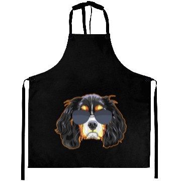 Discover Cavalier King Charles Spaniel Wearing Sunglasses Aprons