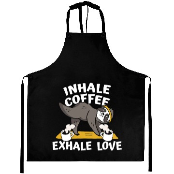 Discover Sloth Coffee Sloth Yoga Aprons