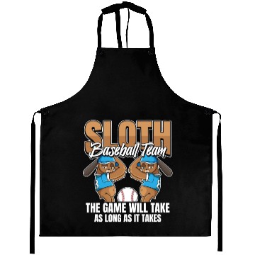 Discover Sloth Team Sloth Baseball Aprons