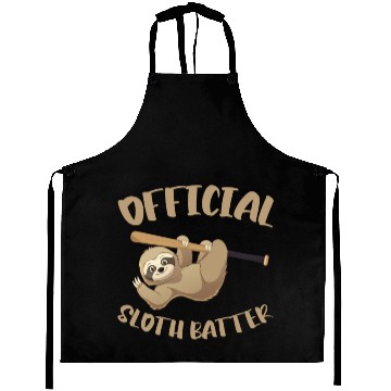 Discover Sloth Bat Sloth Baseball Aprons