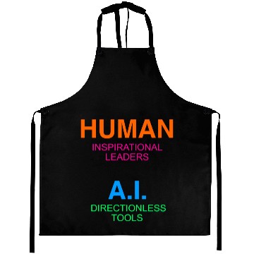 Discover Humans Critical thinkers AI Narrow minded systems Aprons