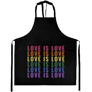 Discover Love is Love Gay Pride Aprons