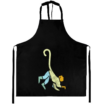 Discover monkey retro Aprons