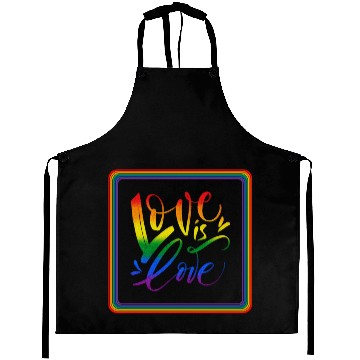 Discover love is love Aprons