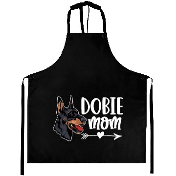 Discover Dobie Mom Doberman Mom Aprons