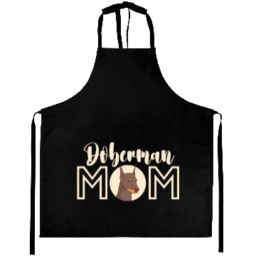 Discover Doberman Mom Aprons