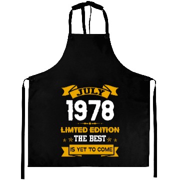 Discover July 1978 Birthday Surprise Aprons