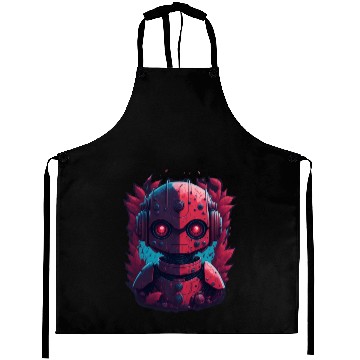 Discover Ninja robot nice Aprons AI design