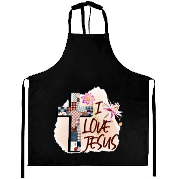 Discover I Love Jesus Aprons