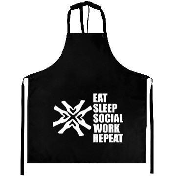 Discover DESIGNSocial Worker Eat Sleep Social Work Repeat w Aprons