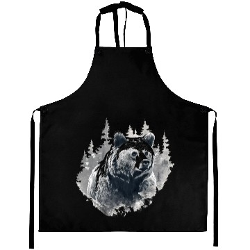 Discover Majestic Forest Bear Aprons